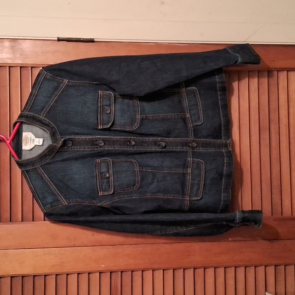 Talbots Jackets & Blazers - Talbots woman size 12 blue denim jean jacket